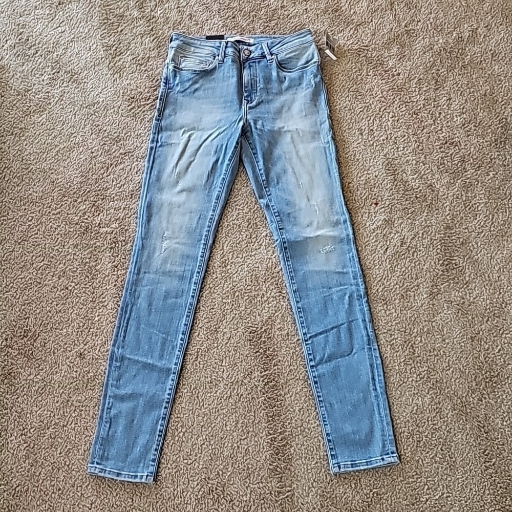 Mavi Alissa High Rise Super Skinny Jeans Light Wash Size 27